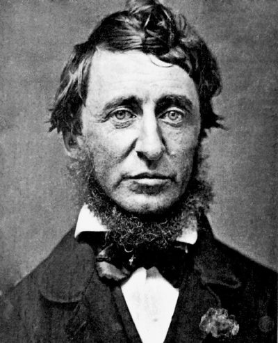 A portrait of Henry David Thoreau by Benjamin D. Maxham in June 1856. (Wikimedia Commons)