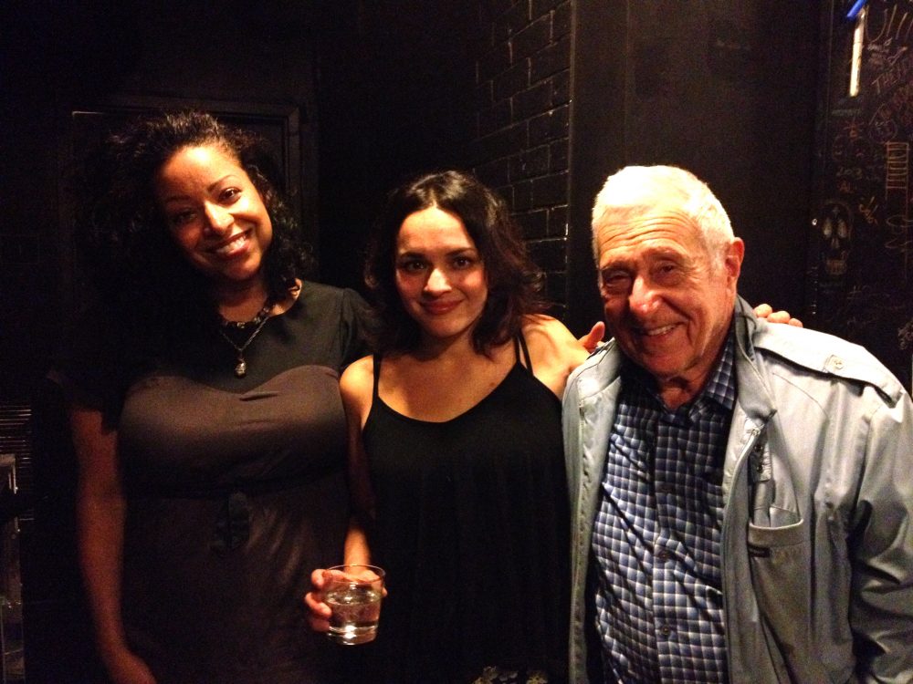 Left to right, artists Nicole Nelson and Norah Jones with Fred Taylor. (Courtesy image)