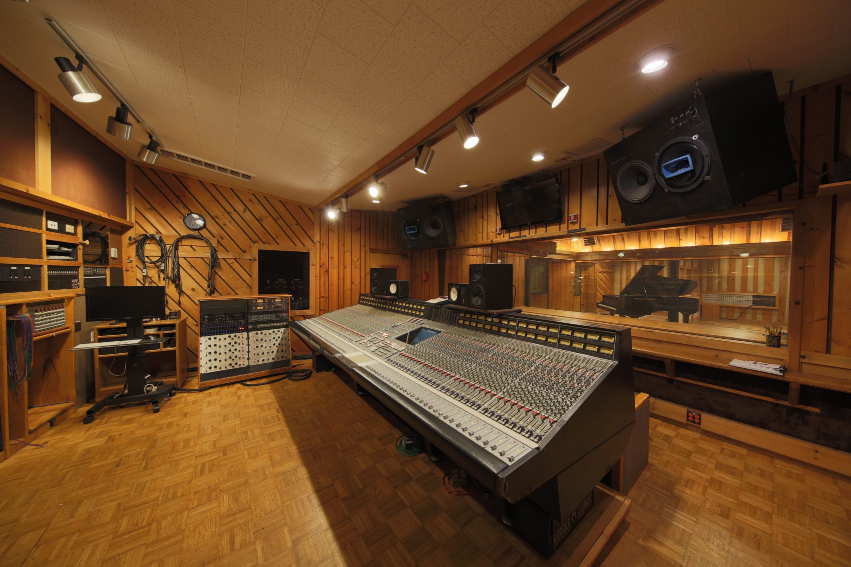 The control room inside the studio. (Courtesy Michael Flanagan/NCP)