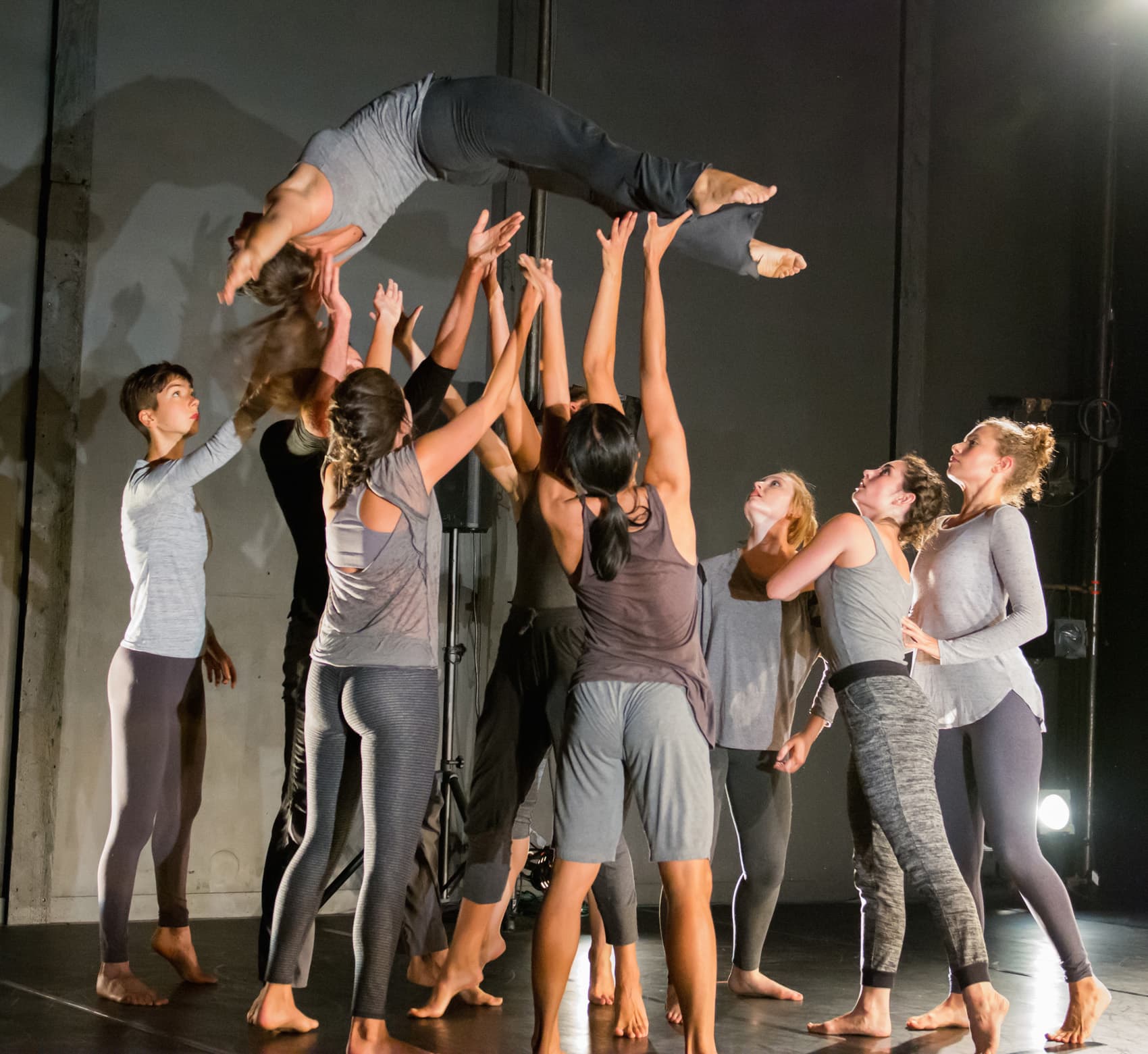 Dancers from The Yard, whose choreographer Heather Theresa Clark presents "The Barge Project" this weekend. (Courtesy Woods Hole Research Center)