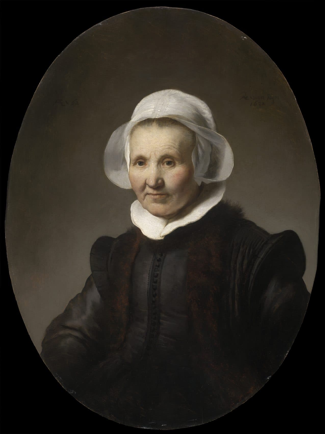 Rembrant's "Portrait of Aeltje Uylenburgh," painted in 1632. (Courtesy Rose-Marie and Eijk van Otterloo Collection/Museum of Fine Arts)