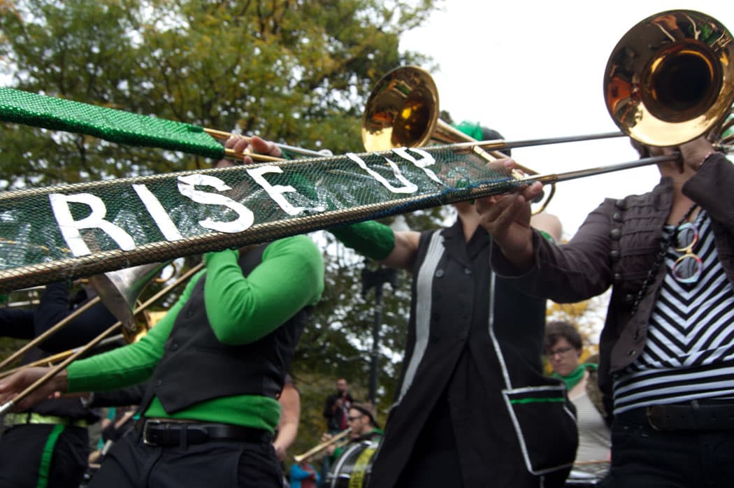 The HONK! Festival in Somerville in 2013. (Greg Cook/WBUR)