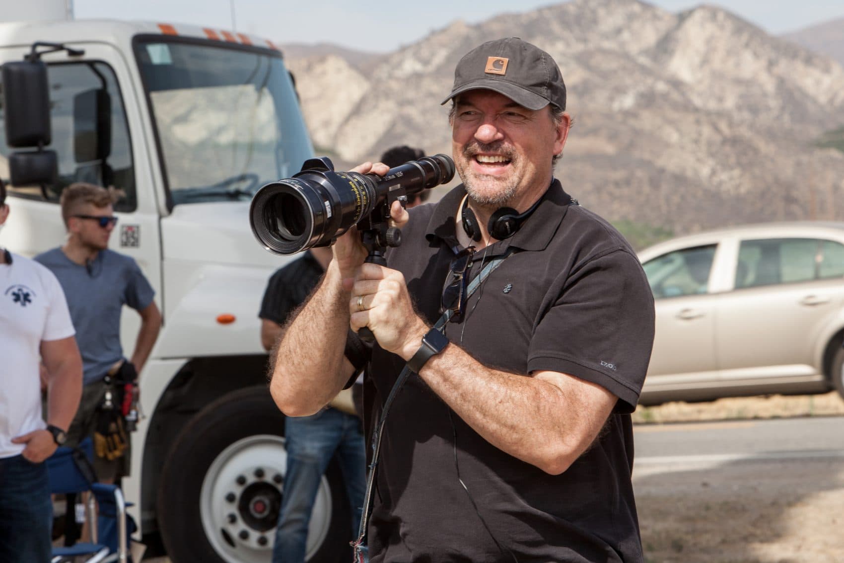 Director John Carroll Lynch on the set of "Lucky." (Courtesy Magnolia Pictures)Director John Carroll Lynch on the set of "Lucky." (Courtesy Magnolia Pictures)