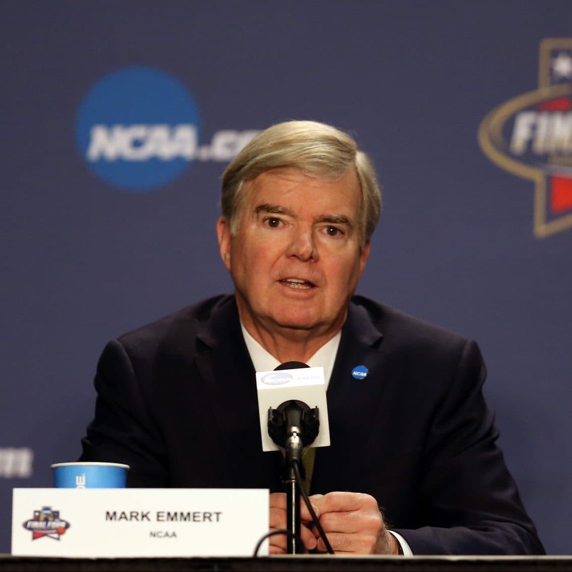 Emmert's new commission will focus on the relationship between "student-athletes," colleges and the NCAA. (Streeter Lecka/Getty Images)