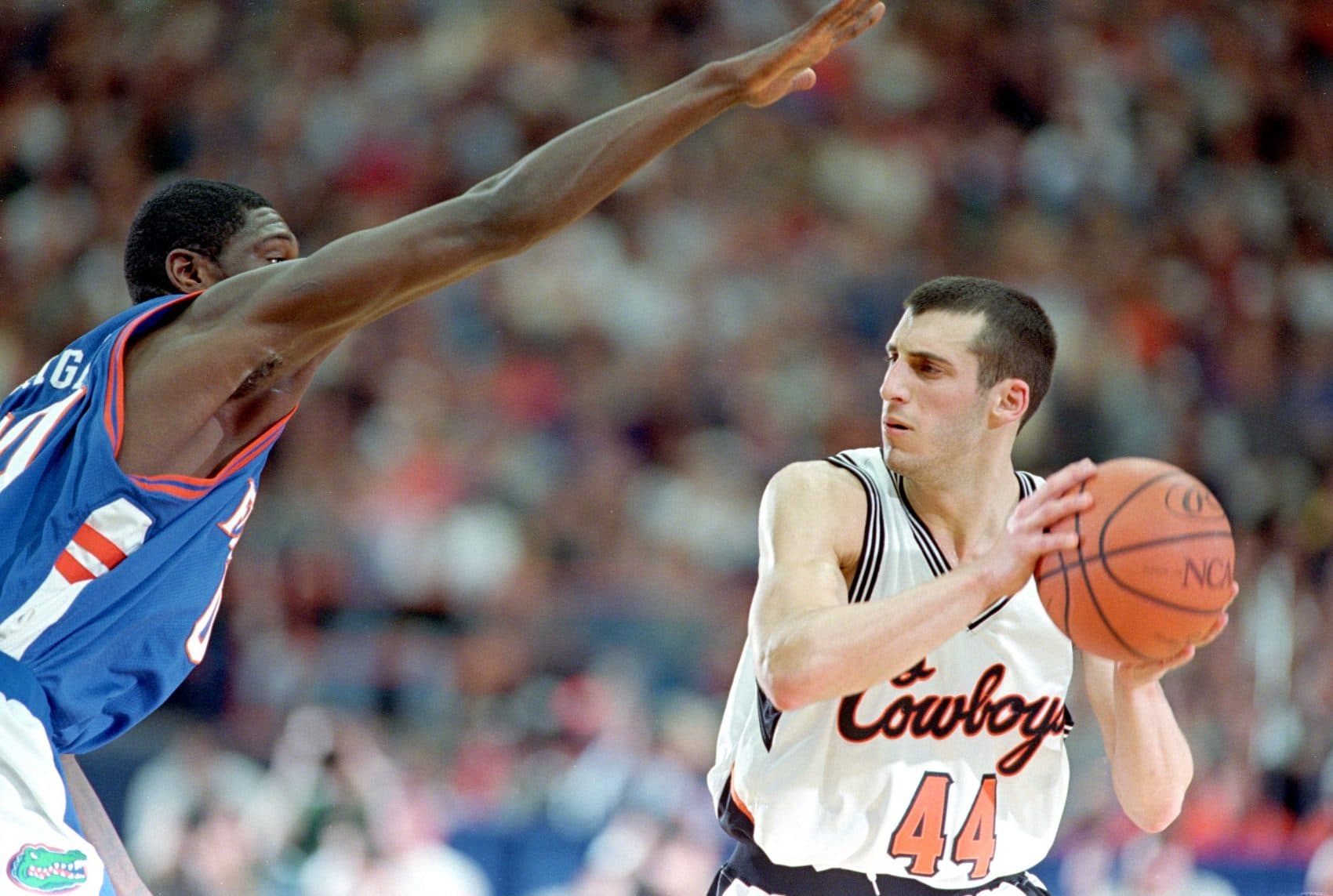 Doug Gottlieb has fond memories as a student-athlete, both on and off the court. (AlDoug Gottlieb has fond memories of his days playing college basketball, both on and off the court. (Al Bello/Allsport)