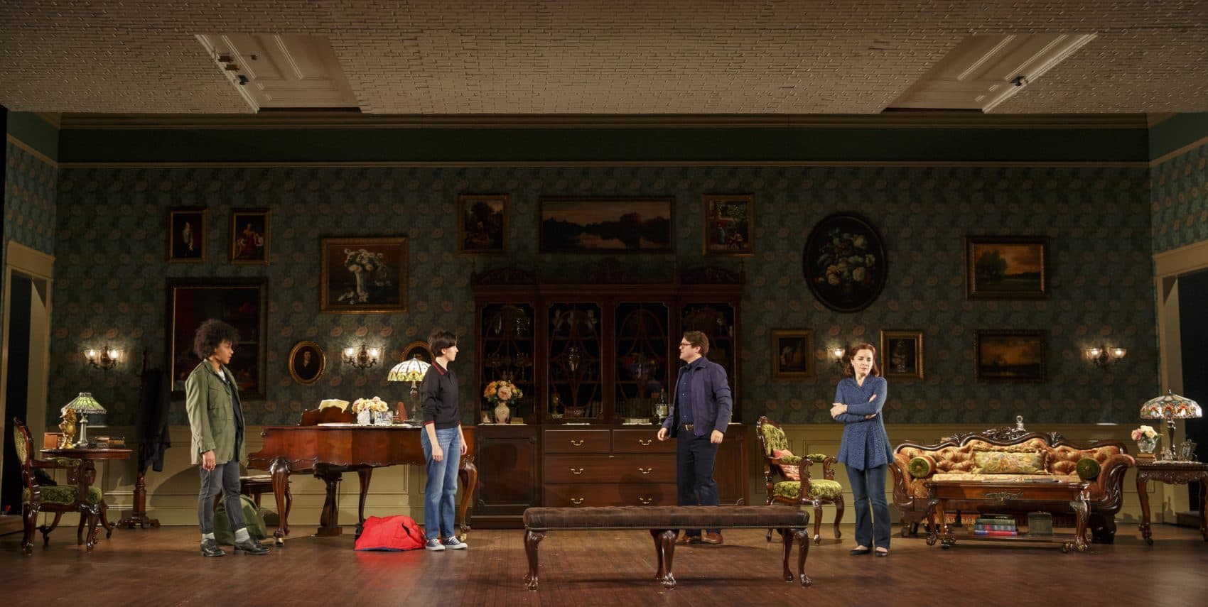 The cast of the Broadway tour of "Fun Home." (Courtesy Joan Marcus/Broadway in Boston)
