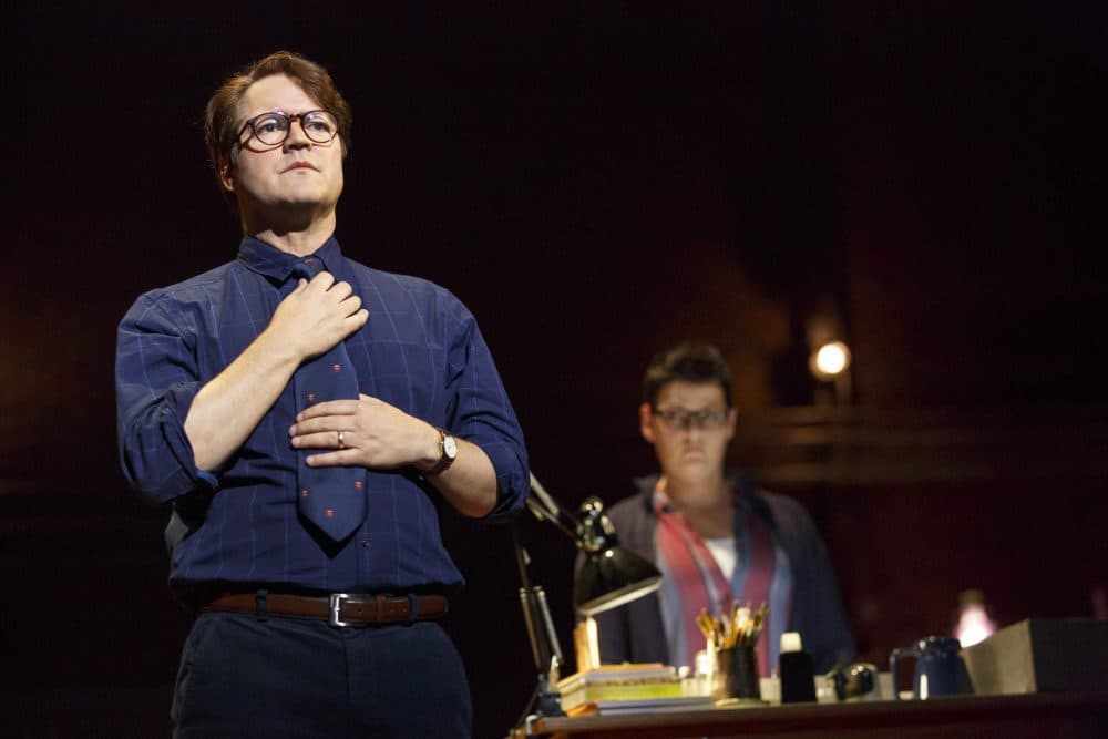 Longtime Broadway actor Robert Petkoff portrays Bruce in &quot;Fun Home.&quot; (Courtesy Joan Marcus/Broadway in Boston) 