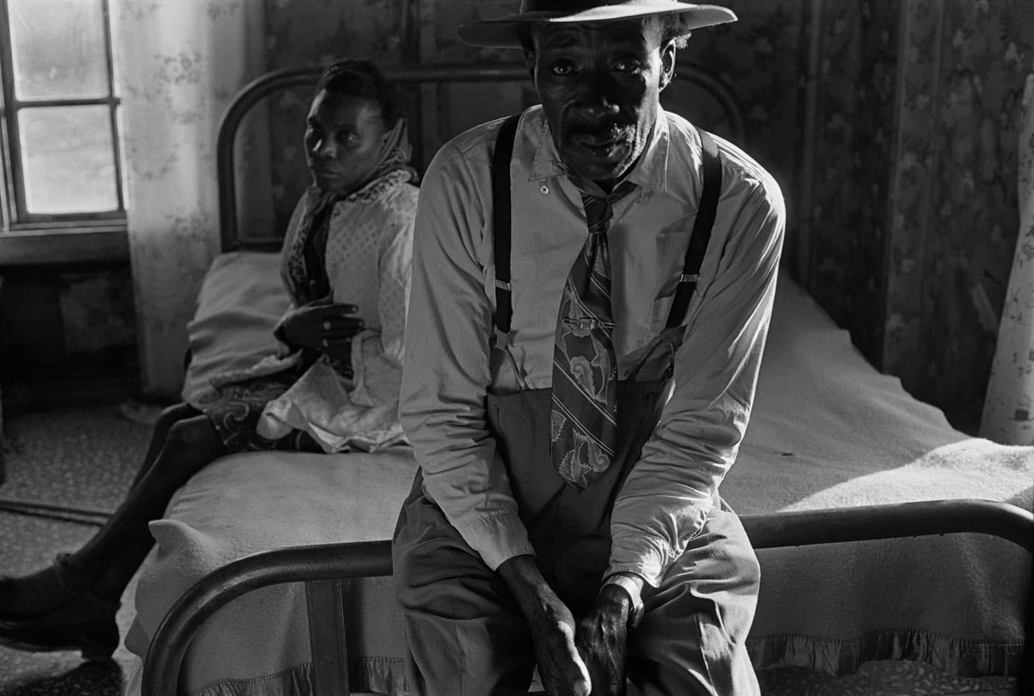 Eugene Richards, "Reverend and Mrs. Landers," Hughes, Arkansas, 1969. Gelatin silver print. (Courtesy Eugene Richards)