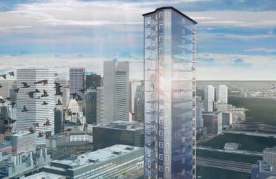 Boston Is A Luxury Utopia That No One Can Afford In Pat Falco’s Satirical Art Show