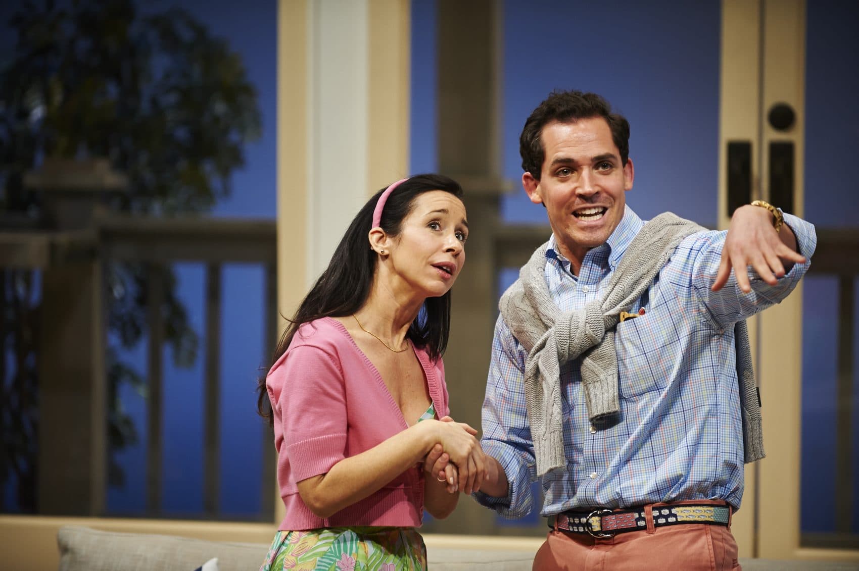 Robin Abramson and Anthony Comis in City Theatre Company’s "Elemeno Pea." (Courtesy Kristi Jan Hoover)