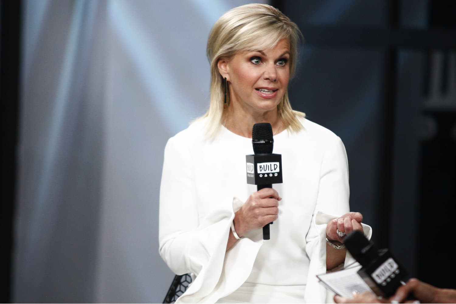 Gretchen Carlson speaks earlier this month in New York. (Andy Kropa/AP)