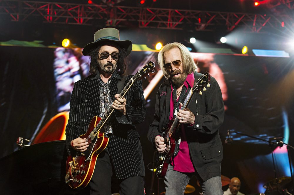 Mike Campbell and Tom Petty at KAABOO 2017 at the Del Mar Racetrack and Fairgrounds on Sept. 17, 2017, in San Diego, California. (Amy Harris/Invision/AP)