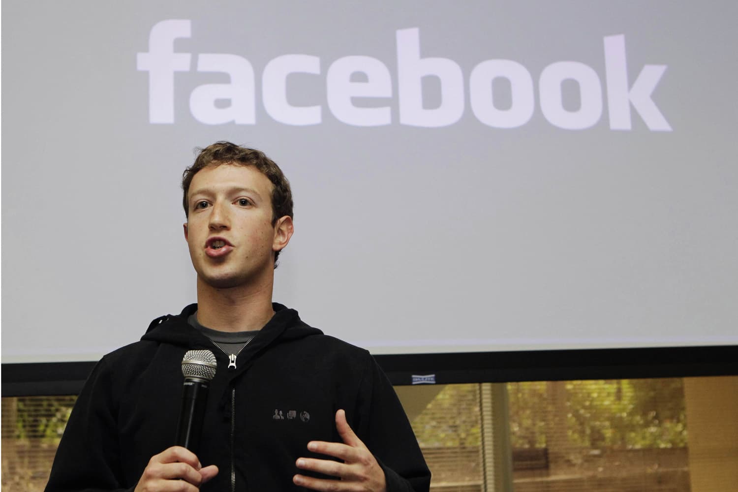 Facebook CEO Mark Zuckerberg in a 2010 file photo in Palo Alto, Calif. (Marcio Jose Sanchez/AP File)