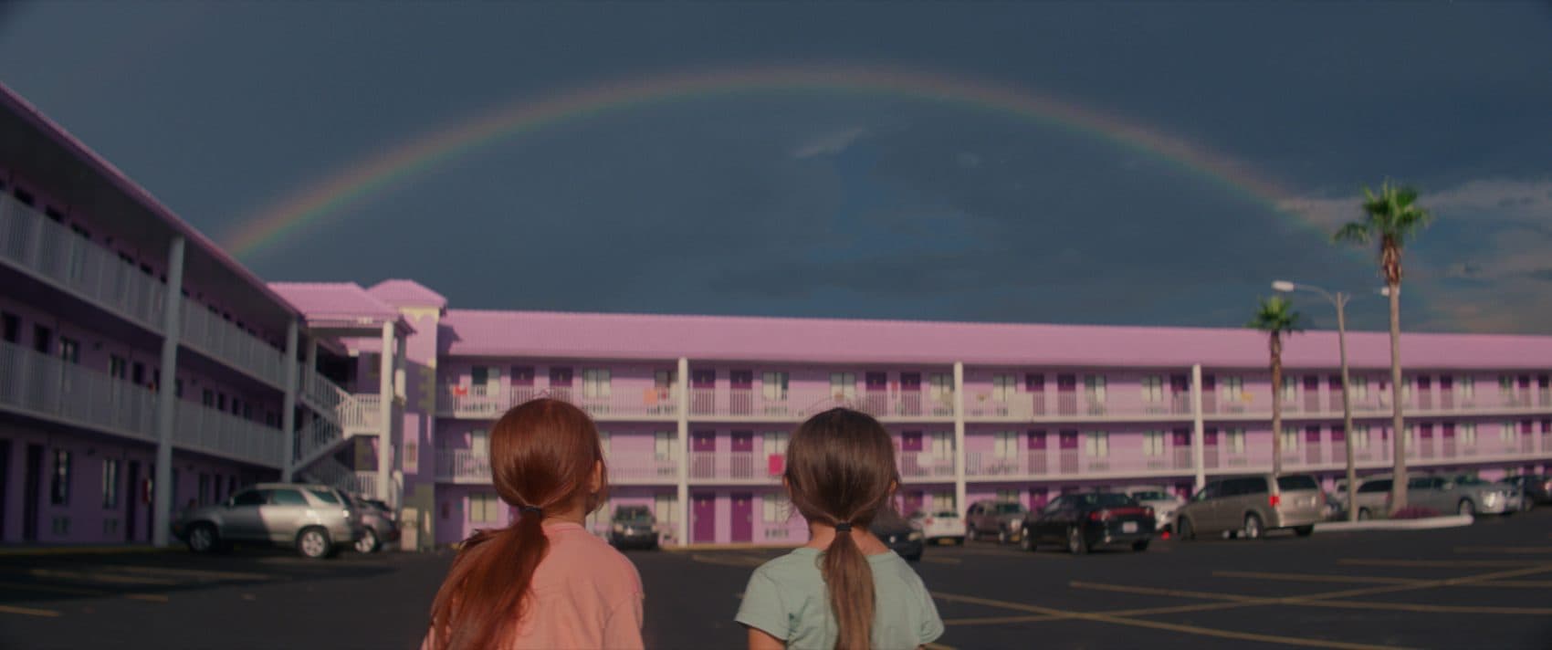 Brooklynn Prince and Valeria Cotto in &quot;The Florida Project.&quot; (Courtesy A24)