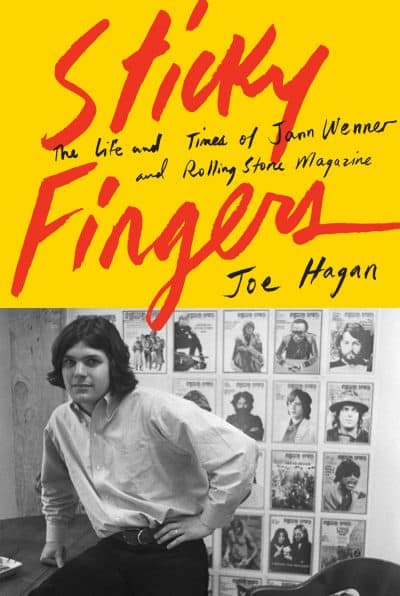 Joe Hagan's biography, &quot;Sticky Fingers,&quot; of Rolling Stone founder Jann Wenner. (Courtesy Knopf)