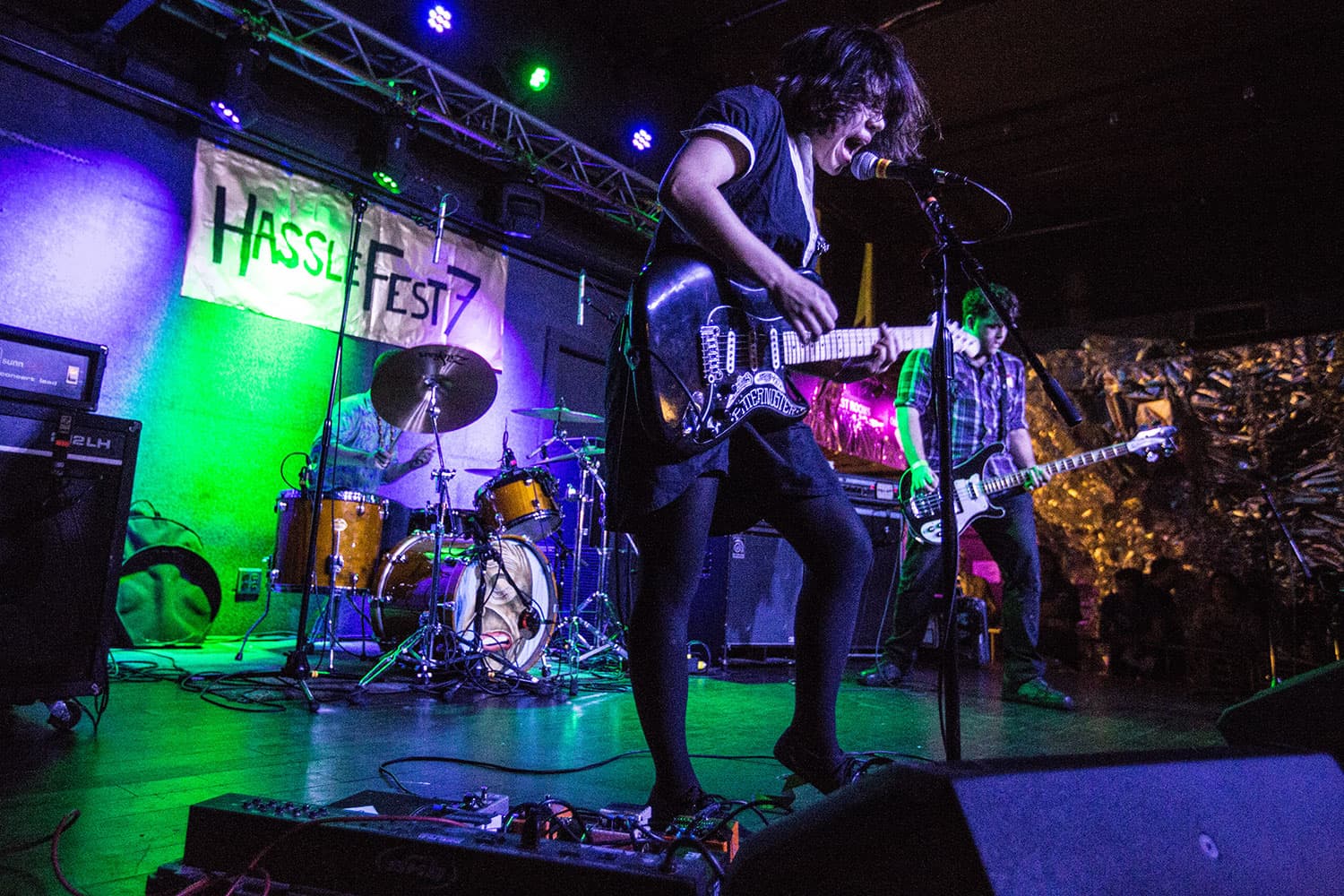 Screaming Females performed at HassleFest 7 in 2015. (Courtesy Ben Stas)