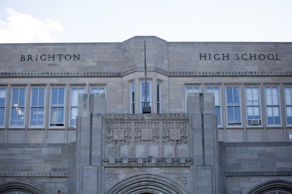 Brighton High School. (Jesse Costa/WBUR)