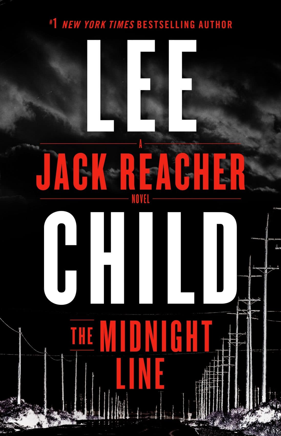 Lee Child's latest Jack Reacher novel, "The Midnight Line." (Courtesy Random House)