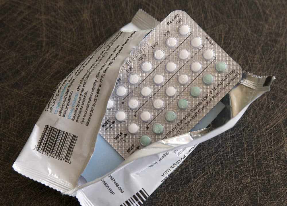 A one-month dosage of hormonal birth control pills. (Rich Pedroncelli/AP)
