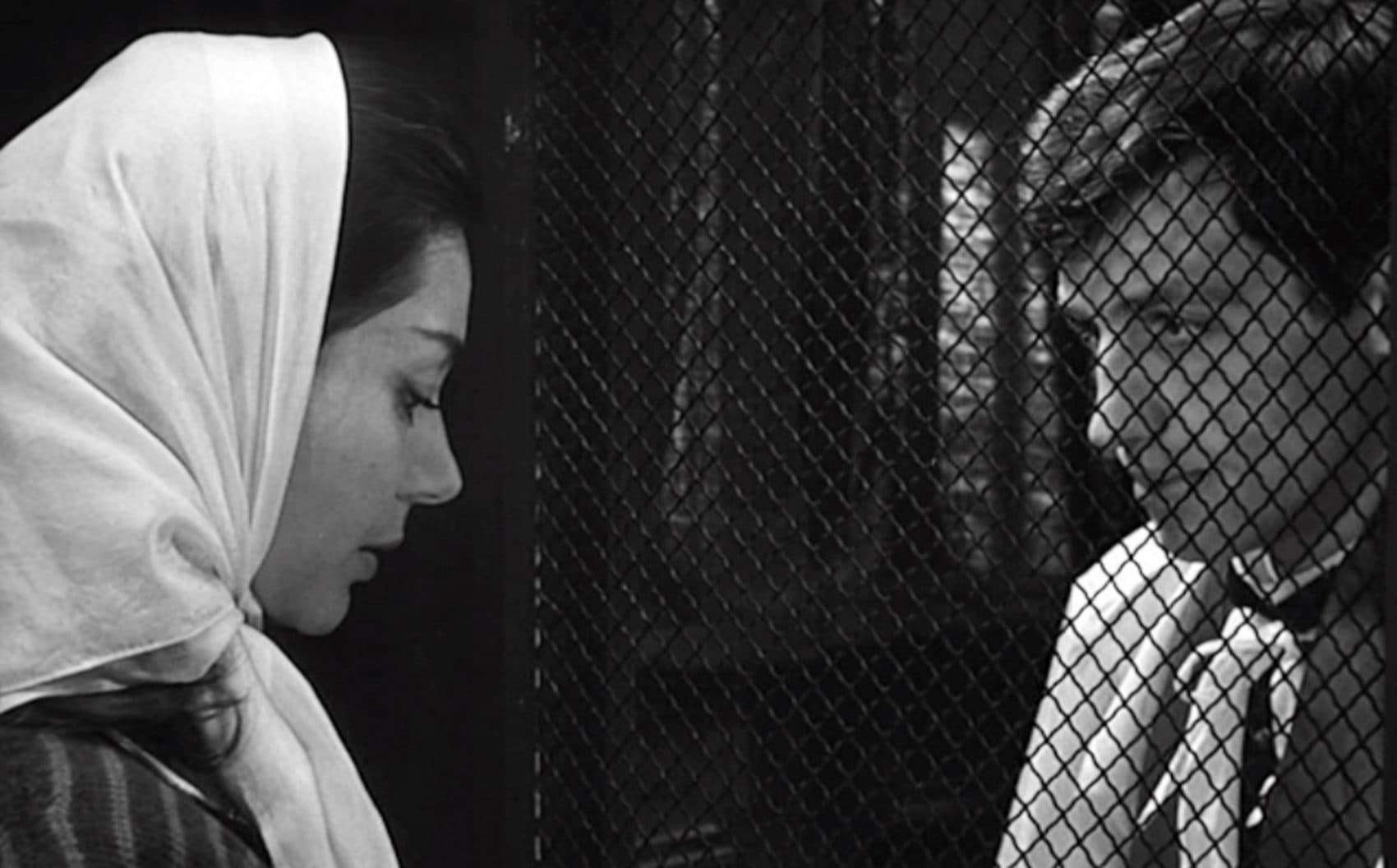 Emmanuelle Riva and Jean-Paul Belmondo in Jean-Pierre Melville's "Léon Morin, Priest." (Courtesy Rialto Pictures)