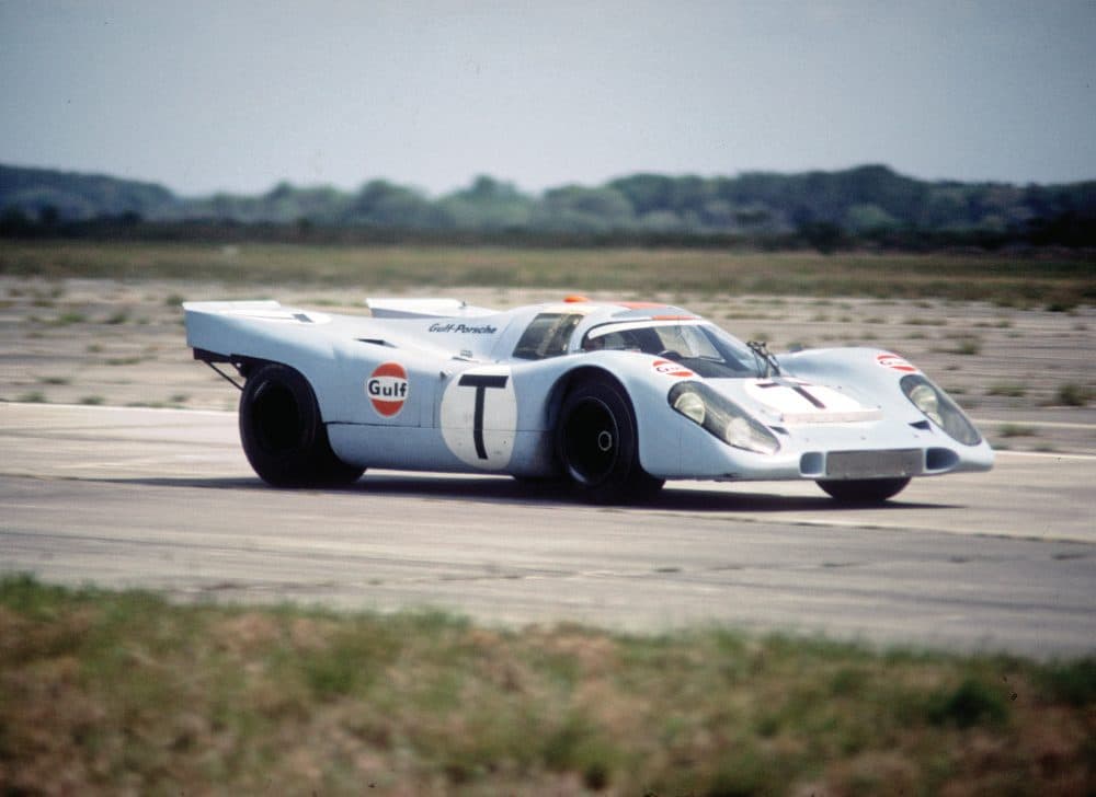 The Porsche 917 driven by Brian Redman and Jo Siffert during testing at Sebring. (Michael Keyser)