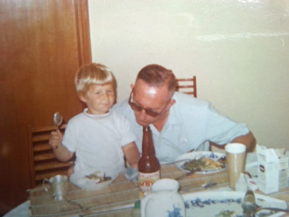 Julie Lindahl, aged 3, pictured with her grandfather in Brazil. (Courtesy of Julie Lindahl)