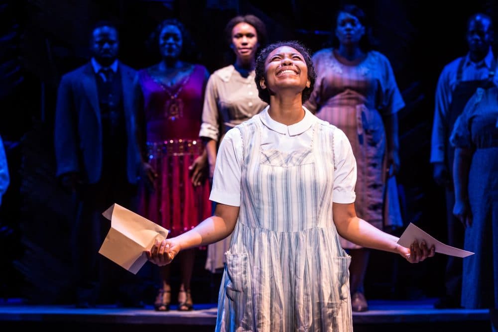 Adrianna Hicks as Celie in &quot;The Color Purple.&quot; (Courtesy Matthew Murphy/Boch Center)