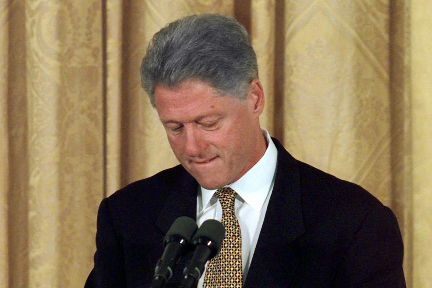 Then-President Bill Clinton in 1998. (AP File.)