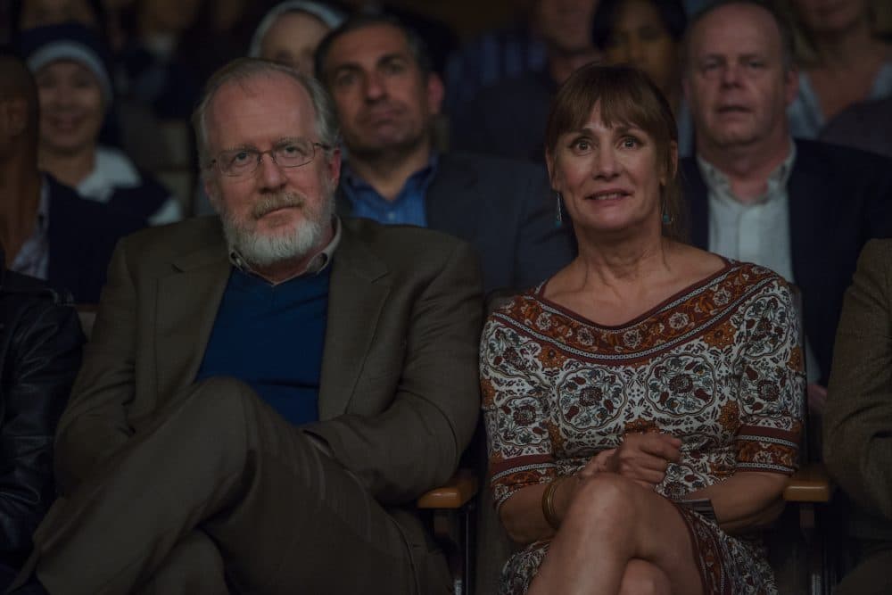 Tracy Letts and Laurie Metcalf in &quot;Lady Bird.&quot; (Courtesy Merie Wallace/A24)