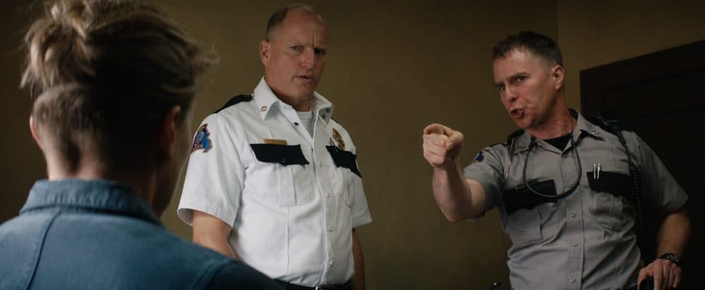 Woody Harrelson and Sam Rockwell in &quot;Three Billboards Outside Ebbing, Missouri.&quot; (Courtesy Fox Searchlight Pictures)