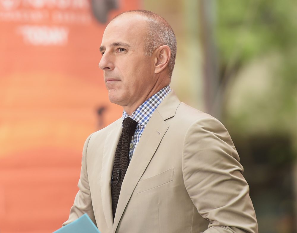 Former co-host Matt Lauer appears on NBC's &quot;Today&quot; on Aug. 22, 2014 in New York. (Michael Loccisano/Getty Images)
