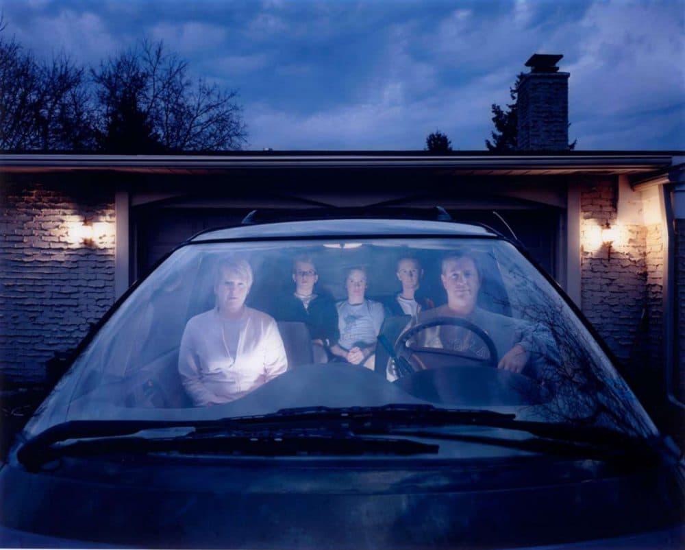 Julie Mack's self-portrait with her family in Michigan, 2007. (Courtesy Laurence Miller Gallery, New York/MFA)