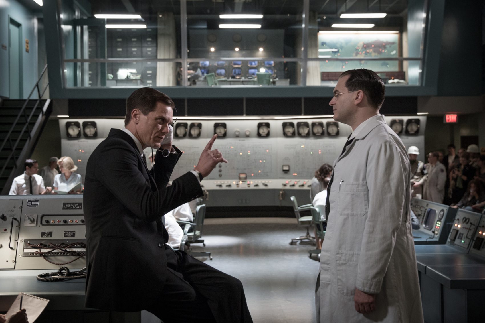 Michael Shannon and Michael Stuhlbarg in "The Shape of Water." (Courtesy Kerry Hayes/Twentieth Century Fox Film)