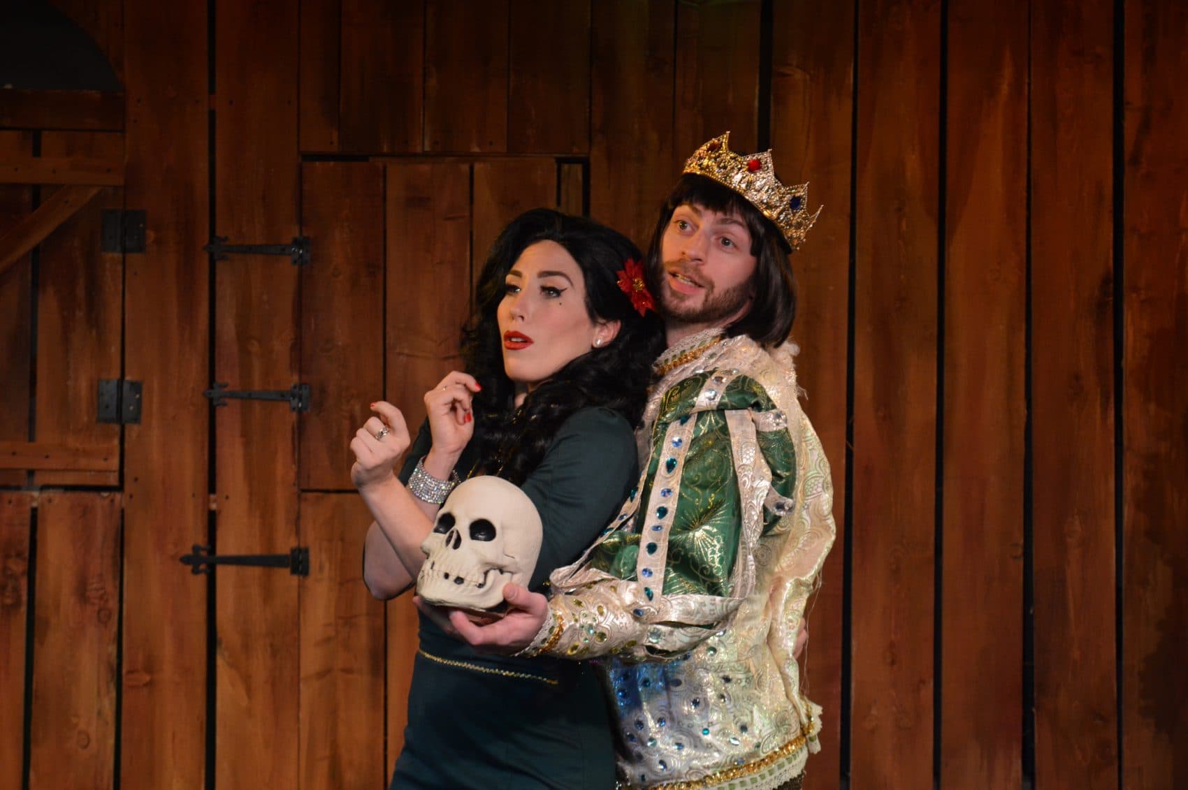 Vanessa Calantropo and Jack Ferdman in "Whatever Happened To Baby Jesus?" (Courtesy Michael von Redlich)
