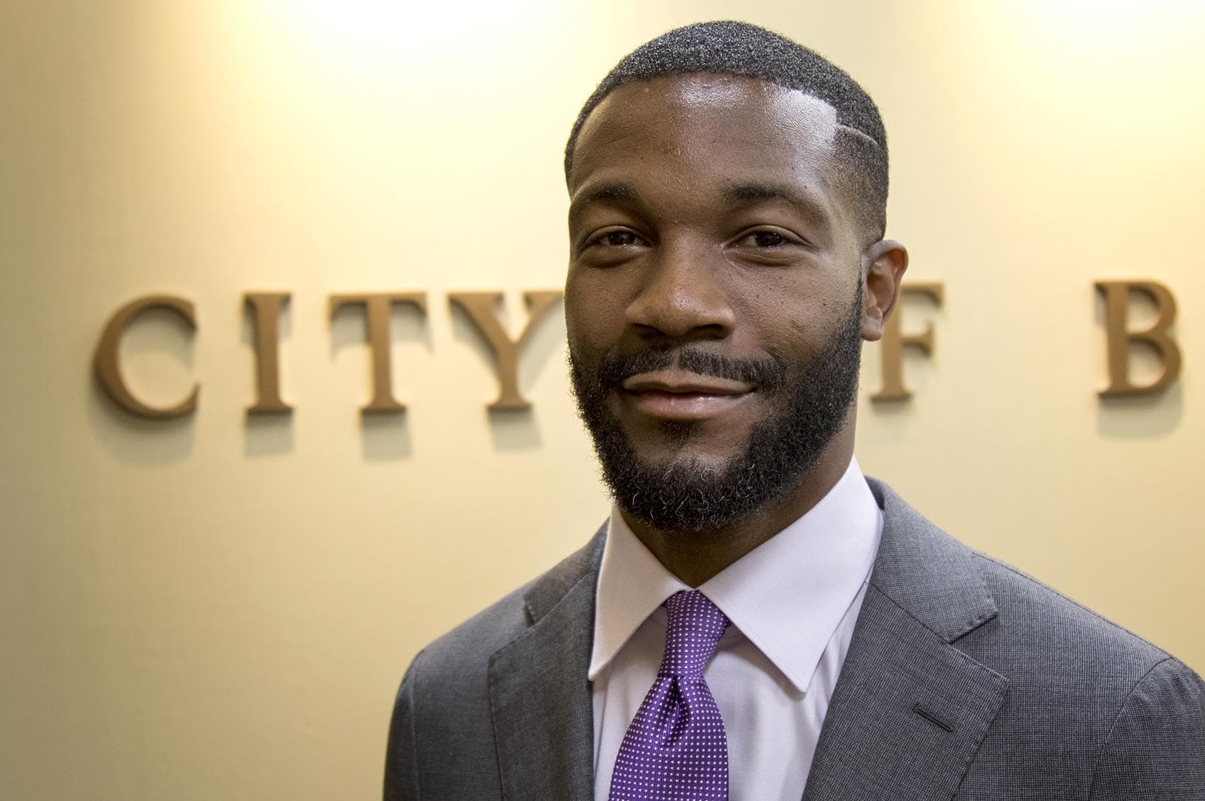 Randall Woodfin, mayor of Birmingham, Ala. (Jackson Mitchell/Here & Now)