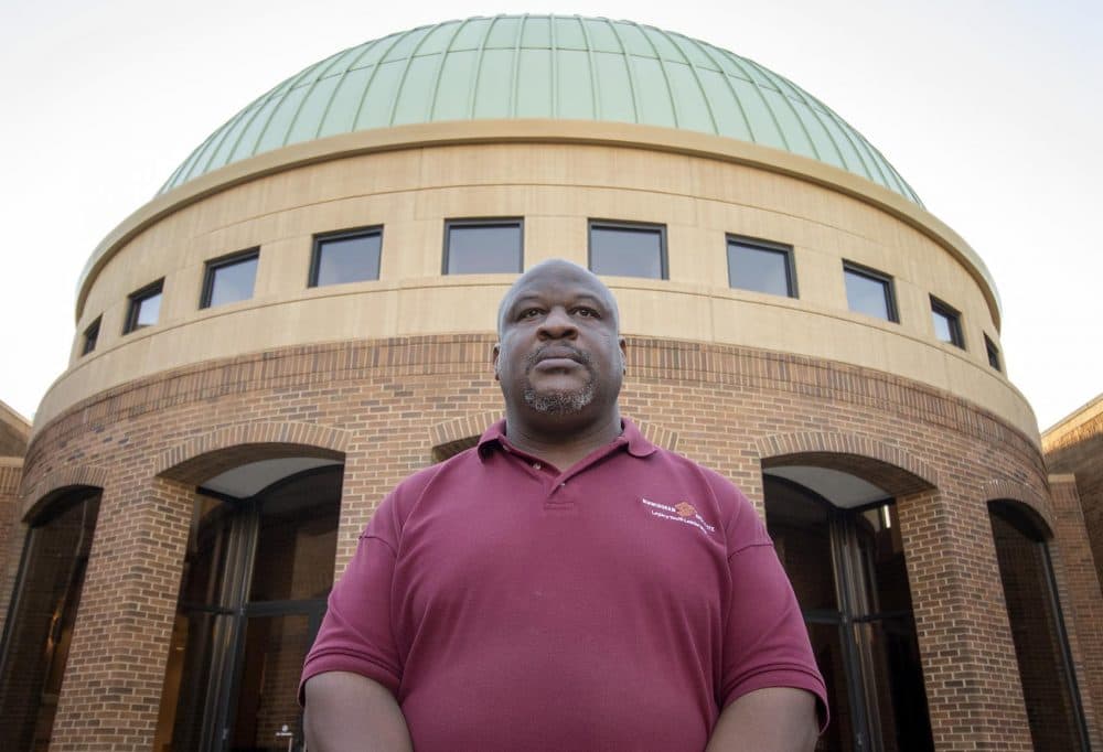 Barry McNealy, in front of the Birmingham Civil Rights Institute in Birmingham, Ala. (Jackson Mitchell/Here &amp; Now)