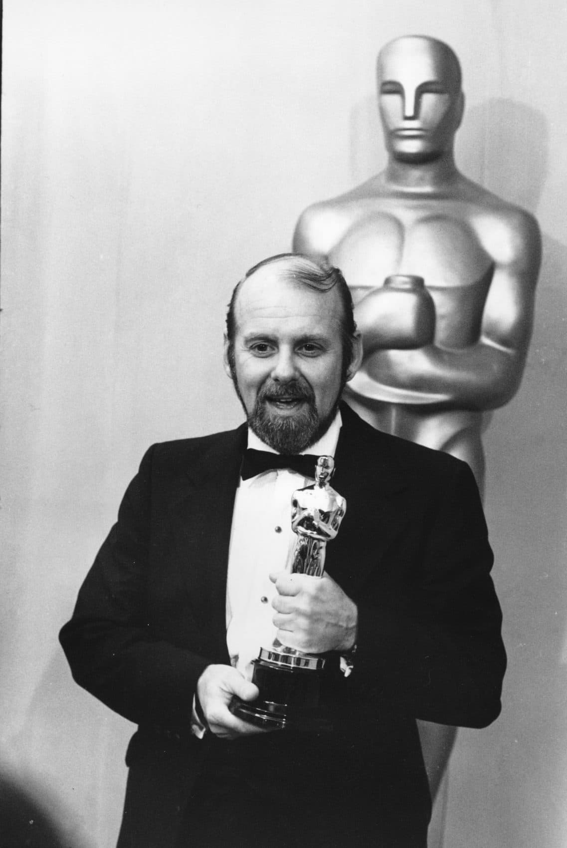 Bob Fosse an Oscar he received in 1973 for directing "Cabaret." (AP)
