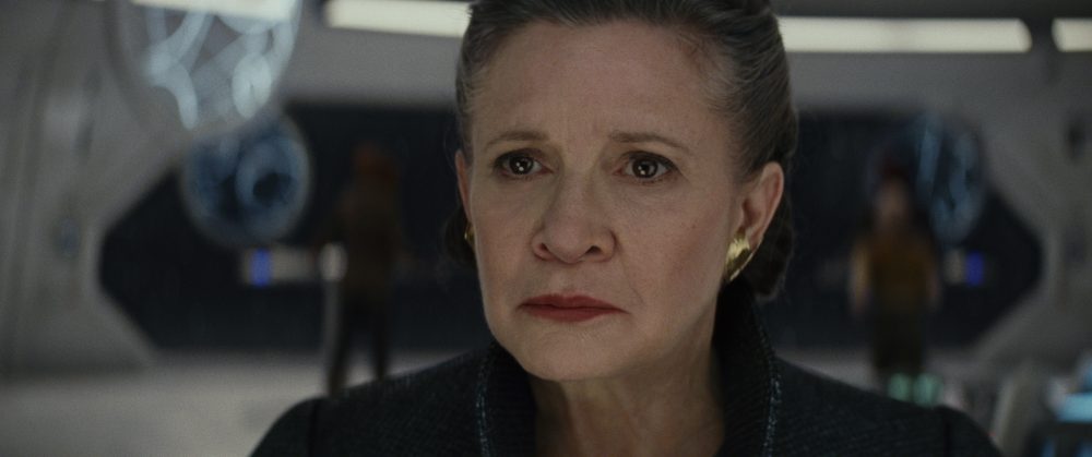 Carrie Fisher as General Leia in &quot;Star Wars: The Last Jedi.&quot; (Courtesy Lucasfilm Ltd.) 