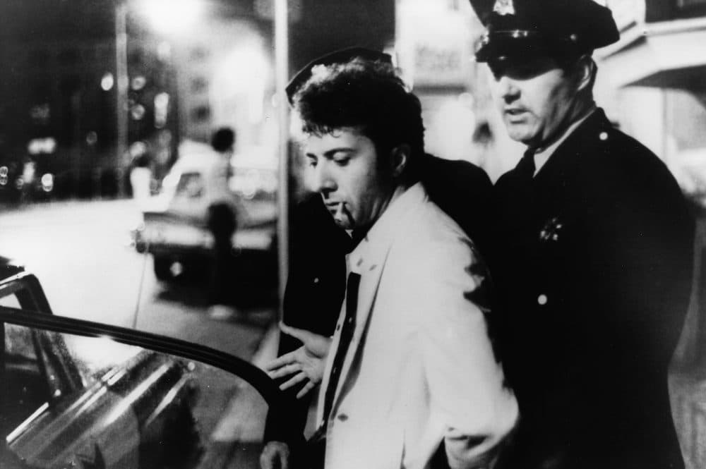 Dustin Hoffman as Lenny Bruce. (Courtesy Harvard Film Archive)