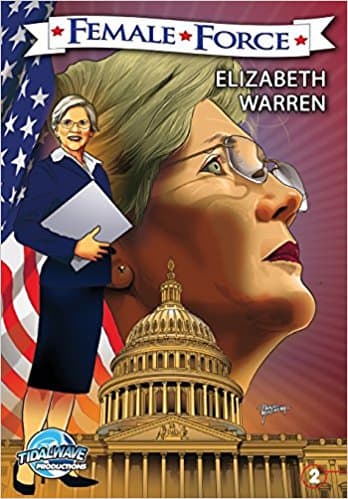 Elizabeth Warren will be the focus of another comic book. (TidalWave cover)