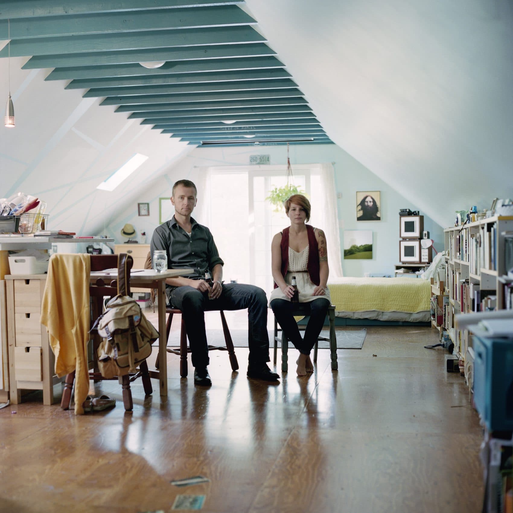 Tanja Hollander's photograph of Brittany Marcoux and Brian McGuire in Swansea, Massachusetts. (Courtesy James N. Krebs/Museum of Fine Arts, Boston)
