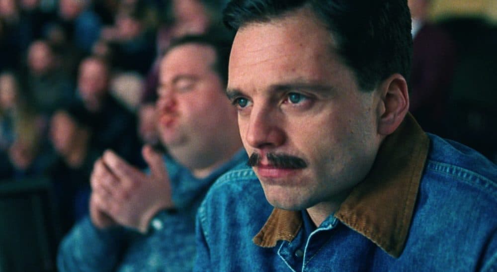 Sebastian Stan as Harding's ex-husband Jeff Gillooly in &quot;I, Tonya.&quot; (Courtesy NEON and 30West)