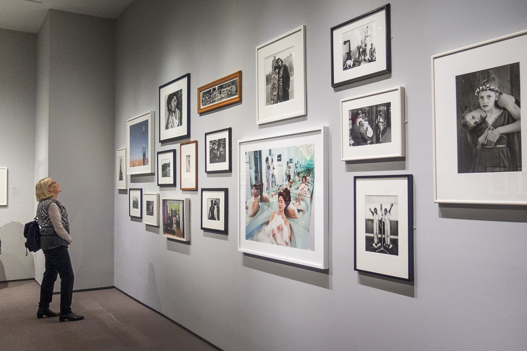 The "(un)expected families" gallery at the Museum of Fine Arts. (Andrea Shea/WBUR)
