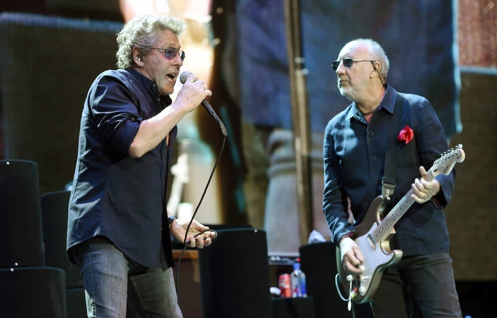 Roger Daltrey, left, and Pete Townshend of The Who perform at the 2016 Desert Trip music festival in Indio, Calif. The Who has agreed to take up residence this summer at Caesars Palace in Las Vegas, Caesars Entertainment announced on March 13, 2017. (Chris Pizzello/Invision/AP)