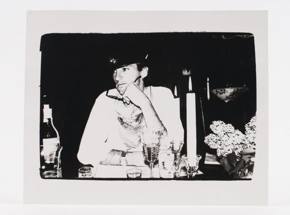&quot;Jon Gould at Peter Wise House East Falmouth.&quot; Gelatin silver print, 8 x 10 inches, stamped &quot;Andy Warhol.&quot; (Courtesy John McInnis Auctioneers)