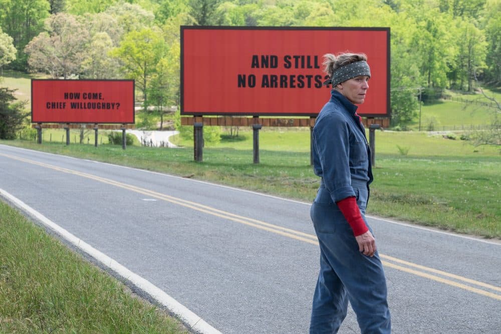 Frances McDormand in &quot;Three Billboards Outside Ebbing, Missouri.&quot; (Courtesy Merrick Morton/Fox Searchlight Pictures)