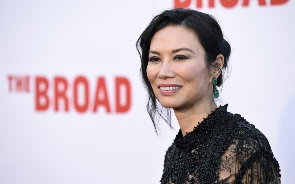 Wendi Murdoch poses at The Broad museum's opening and inaugural dinner on Thursday, Sept. 17, 2015, in Los Angeles. (Chris Pizzello/Invision/AP)