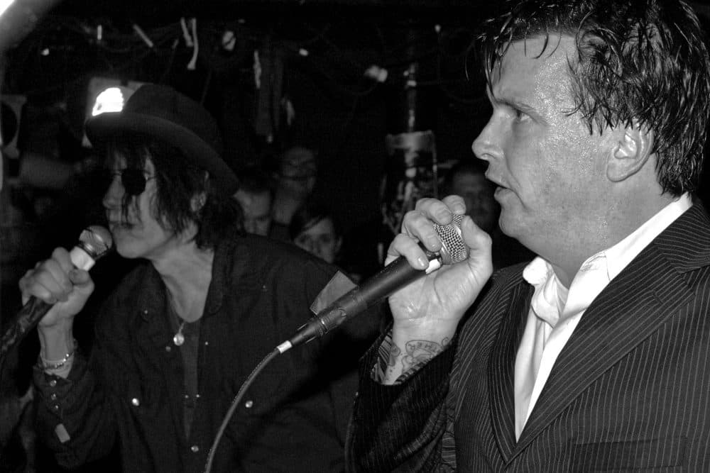 Dicky Barrett of The Mighty Mighty Bosstones and Peter Wolf during the Bosstones' &quot;Hometown Throwdown&quot; show at The Middle East on Dec. 29, 2007. (Courtesy of Jay Hale)
