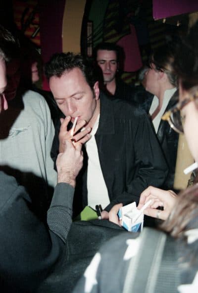 Joe Strummer during The Mighty Mighty Bosstones' &quot;Live from the Middle East&quot; record release party on Oct. 20, 1998. (Courtesy of Jay Hale)