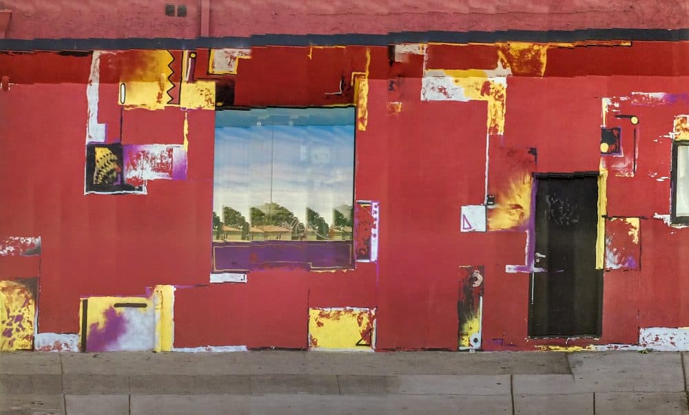 A photograph titled &quot;The Red Studio&quot; after the Purcell's favorite Matisse painting. It was taken on Lincoln Boulevard in Santa Monica, California, in 2014. (Courtesy Rosamond and Dennis Purcell)
